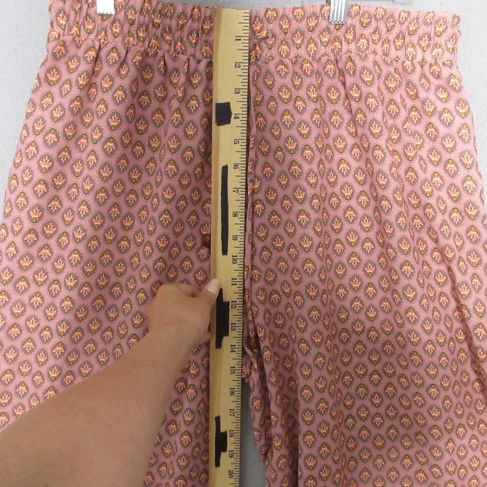 Three Bird Nest Pink and Brown Wide Leg Pants - Picture 6 of 14